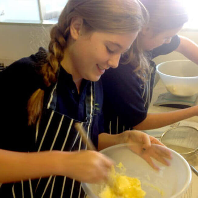 Girl Cooking